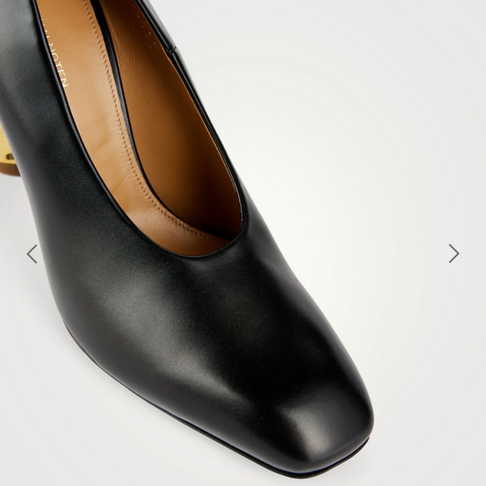 DRIES VAN NOTEN
Curved-Heel Leather Pumps, 36.5 NEW - Picture 5 of 16